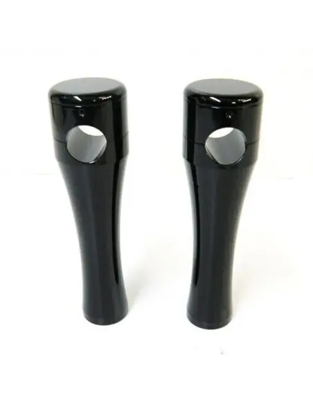 ROUND RISERS BLACK 6"