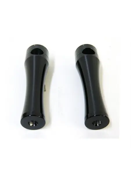 ROUND RISERS BLACK 6"
