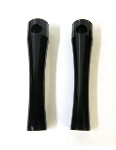 ROUND RISERS BLACK 8"