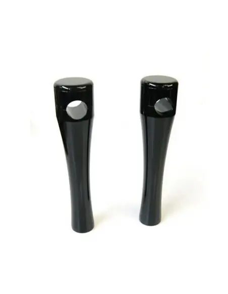 ROUND RISERS BLACK 8"