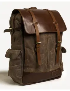TRIP MACHINE RAMBLER TAN COGNAC BACKPACK