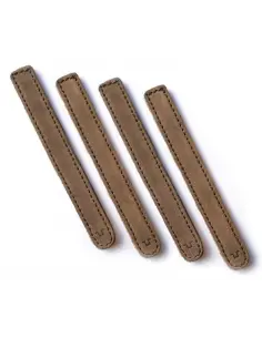 Comprar Abrazaderas De Piel Marrón Tabaco Para Cables Trip Machine a precio de oferta 2
