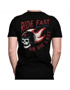 SKULL RIDE FAST OR DIE LAST T-SHIRT 2