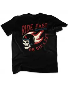 SKULL RIDE FAST OR DIE LAST T-SHIRT