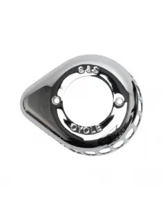 CHROME TEARDROP COVER FOR S&S AIR STINGER FILTER