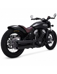 Comprar Colas Twin Slash 3" Negras Para Indian Scout Desde 2015 En Adelante a precio de oferta