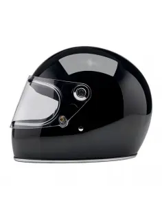 BILTWELL GRINGO S GLOSS BLACK HELMET 2