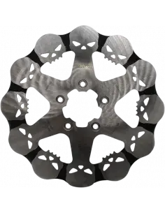 FLOATING FRONT BRAKE DISC SKULL GALFER FOR VARIOUS HARLEYS 2
