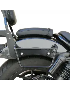 Comprar Soporte De Alforjas Klickfix Negro Para Honda Rebel 1100 a precio de oferta