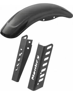 KIT PROTECTEURS DE GARDE-BOUE ET FOURCHE NOIR C-RACER HONDA MONKEY 125