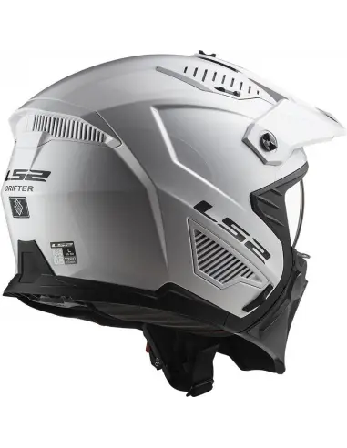 CASQUE LS2 DRIFTER OF606 SOLID WHITE