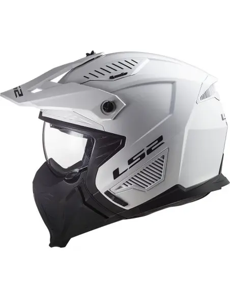 CAPACETE LS2 DRIFTER DE 606 SOLID WHITE