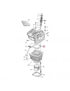 Comprar Junta De Culata James De Grafito .05" Para Motores Harley Davidson - Compatible Con Modelos 84-99 B.T. Y 88-22 Xl1200 a  2
