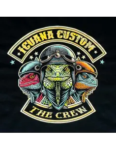 IGUANA CUSTOM THE CREW BLACK MEN'S T-SHIRT 2