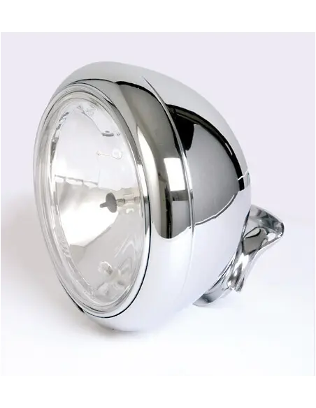 HD STYLE HEADLIGHT 7" CHROME E-MARK