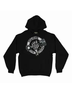 SWEAT À CAPUCHE NOIR RIDE HARD STAY STRONG