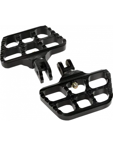 PLATAFORMA SERRILHADA PILOTO PRETA SOFTAIL M8
