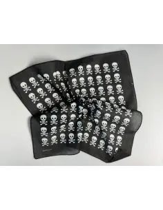 LENÇO BANDANA MINI PIRATAS CRÂNIO