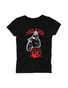 T-SHIRT RIDE X FUN AND DONT GIVE A FUCK PARA MULHER