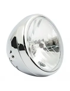 HEADLIGHT 7" CHROMED RENO E-MARK