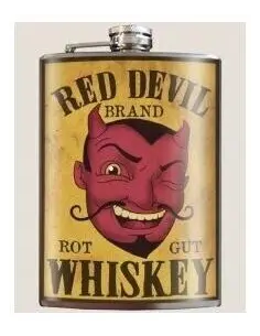 RED DEVIL" FLASK