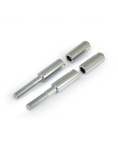 EXTENSOR DE ALTURA DO ESPELHO PARA HARLEY 2 POLEGADAS CROMADO