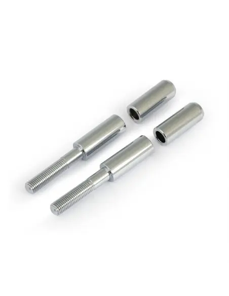 EXTENSOR DE ALTURA DO ESPELHO PARA HARLEY 2 POLEGADAS CROMADO