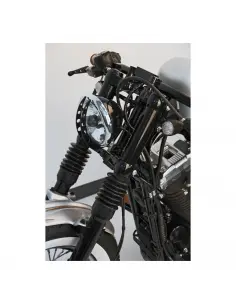 Comprar Cubre Horquilla Superior Negro Sportster 04-Up a precio de oferta 2