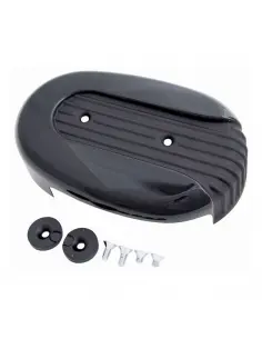 AIRFILTER COVER "GROOVED" BLACK FOR SPORTSTER 2004-UP