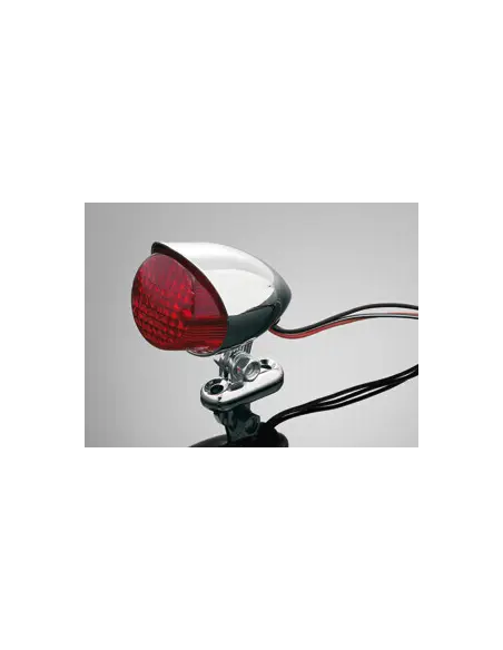 TAILLIGHT, 'HAWK', E-MARK CHROMED