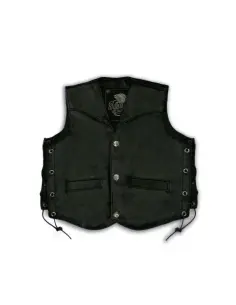 Acquista Gilet in Pelle con Lacci Laterali per Bambino a Prezzo Scontato