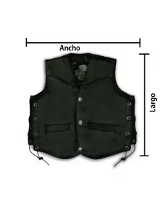 Acquista Gilet in Pelle con Lacci Laterali per Bambino a Prezzo Scontato 2