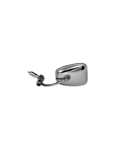 CHROME-PLATED RECTANGULAR HANDLEBAR END MIRROR