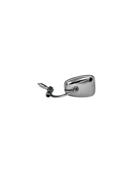 CHROME-PLATED RECTANGULAR HANDLEBAR END MIRROR