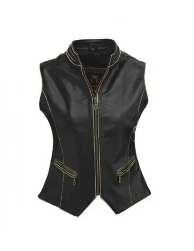 Acquista Gilet da Donna in Nappa con Cerniera a Prezzo Scontato