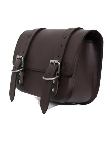 CALYSTO BROWN CHOCOLATE INDIVIDUAL SADDLEBAG