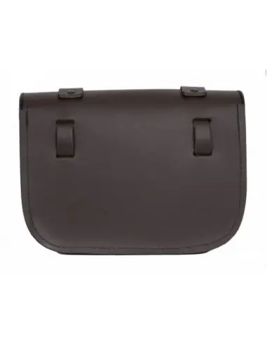 CALYSTO BROWN CHOCOLATE INDIVIDUAL SADDLEBAG