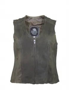 Acquista Gilet Femminile Arizona in Pelle Marrone a Prezzo Scontato 2