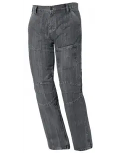 BLACK BIKER JEANS WHIT KEVLAR FAME