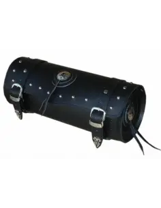 LARGE LEATHER TRIKE CLASSIC ROLL WITH STUDS