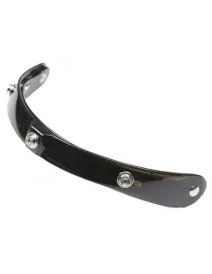 FLIP UP SYSTEM BUBBLE VISOR - BLACK
