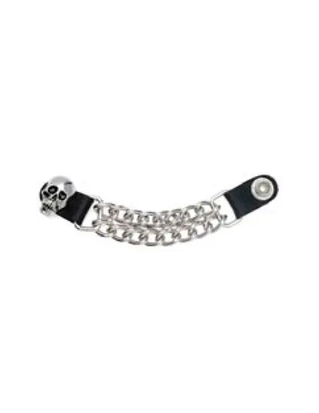Comprar Extensor De Chaleco Calavera Con Cadena Cromada a precio de oferta