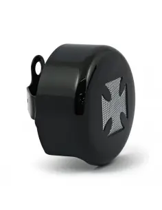MALTESE HORN COVER BLACK HARLEY