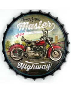 DECORATIVE PLATE 40 CM "MASTER OF THE HAYWAY" WITH EMBOSSING