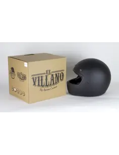FULL FACE HELMET EL VILLANO BY IGUANA CUSTOM - MATTE BLACK 2