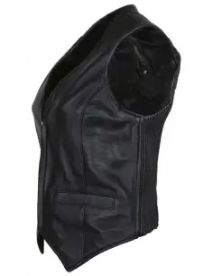 MONTANA LADY VEST PLAIN WITH ZIPPER FRONT 2