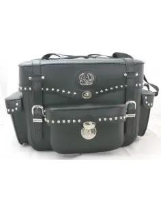 MOTORCYCLE REAR TRUNK WITH POCKETS