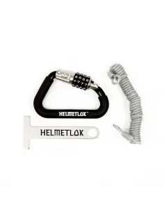 HELMETLOK ANTI-THEFT CARABINER PADLOCK FOR HELMETS WITH NUMBERED LOCKING SYSTEM