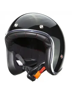 JET HELMET PENDEJO BY IGUANA CUSTOM - GLOSS BLACK
