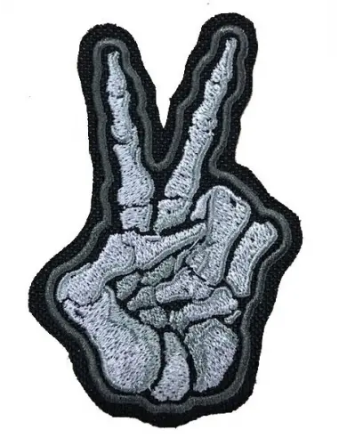 PATCH HAND SKULL V SING